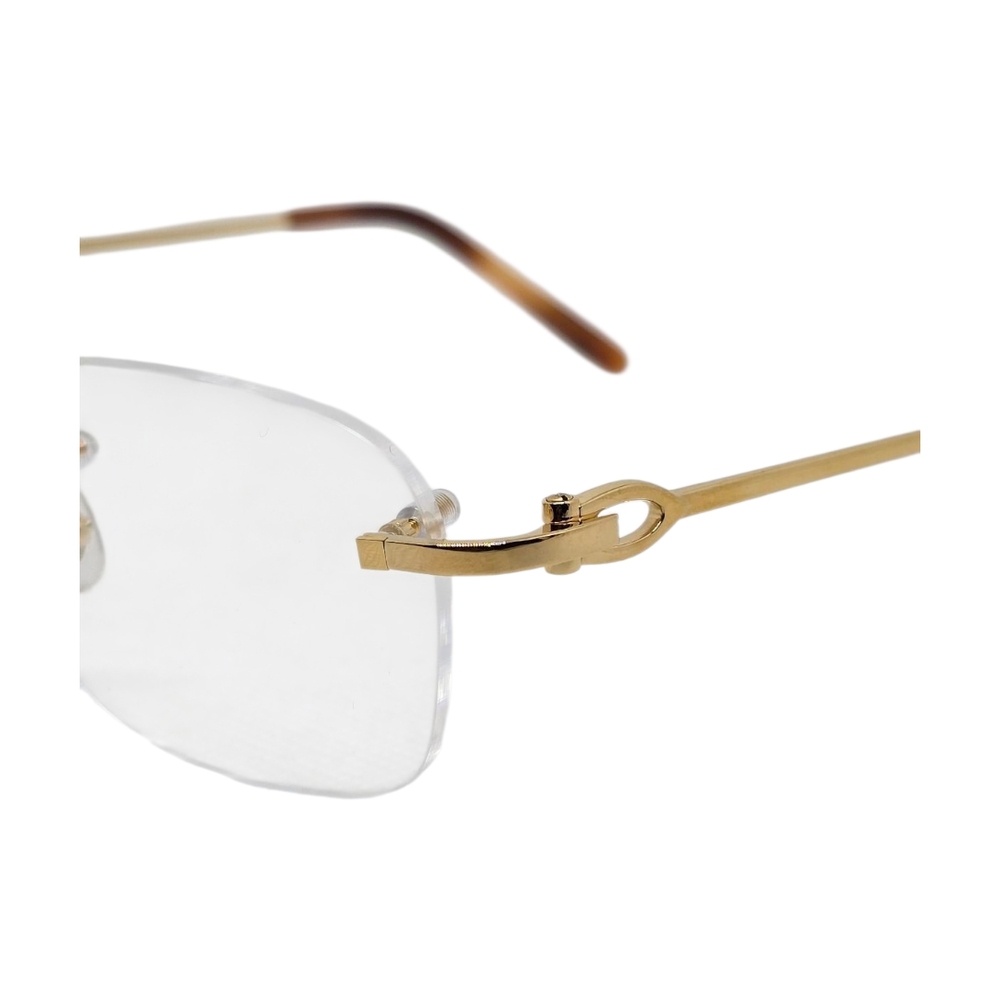 CARTIER......Elegant Gold CARTIER Rimless Glasses - Picture 4 of 10